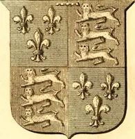 An illustration from A collection of armorial bearings, inscriptions, etc., in the Church of St. Nicholas, Newcastle on Tyne, and chapelries of Gosforth & Cramlington, Northumberland. To which is prefixed a historical account of the Church of St. Nicholas (1820)
