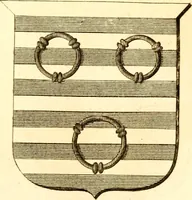 An illustration from A collection of armorial bearings, inscriptions, etc., in the Church of St. Nicholas, Newcastle on Tyne, and chapelries of Gosforth & Cramlington, Northumberland. To which is prefixed a historical account of the Church of St. Nicholas (1820)