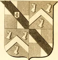 An illustration from A collection of armorial bearings, inscriptions, etc., in the Church of St. Nicholas, Newcastle on Tyne, and chapelries of Gosforth & Cramlington, Northumberland. To which is prefixed a historical account of the Church of St. Nicholas (1820)