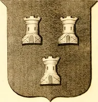 An illustration from A collection of armorial bearings, inscriptions, etc., in the Church of St. Nicholas, Newcastle on Tyne, and chapelries of Gosforth & Cramlington, Northumberland. To which is prefixed a historical account of the Church of St. Nicholas (1820)