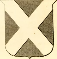 An illustration from A collection of armorial bearings, inscriptions, etc., in the Church of St. Nicholas, Newcastle on Tyne, and chapelries of Gosforth & Cramlington, Northumberland. To which is prefixed a historical account of the Church of St. Nicholas (1820)