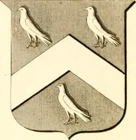An illustration from A collection of armorial bearings, inscriptions, etc., in the Church of St. Nicholas, Newcastle on Tyne, and chapelries of Gosforth & Cramlington, Northumberland. To which is prefixed a historical account of the Church of St. Nicholas (1820)