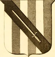 An illustration from A collection of armorial bearings, inscriptions, etc., in the Church of St. Nicholas, Newcastle on Tyne, and chapelries of Gosforth & Cramlington, Northumberland. To which is prefixed a historical account of the Church of St. Nicholas (1820)