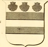An illustration from A collection of armorial bearings, inscriptions, etc., in the Church of St. Nicholas, Newcastle on Tyne, and chapelries of Gosforth & Cramlington, Northumberland. To which is prefixed a historical account of the Church of St. Nicholas (1820)