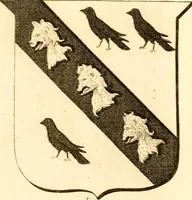 An illustration from A collection of armorial bearings, inscriptions, etc., in the Church of St. Nicholas, Newcastle on Tyne, and chapelries of Gosforth & Cramlington, Northumberland. To which is prefixed a historical account of the Church of St. Nicholas (1820)