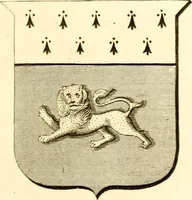An illustration from A collection of armorial bearings, inscriptions, etc., in the Church of St. Nicholas, Newcastle on Tyne, and chapelries of Gosforth & Cramlington, Northumberland. To which is prefixed a historical account of the Church of St. Nicholas (1820)