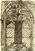 An illustration from A collection of armorial bearings, inscriptions, etc., in the Church of St. Nicholas, Newcastle on Tyne, and chapelries of Gosforth & Cramlington, Northumberland. To which is prefixed a historical account of the Church of St. Nicholas (1820)