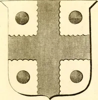 An illustration from A collection of armorial bearings, inscriptions, etc., in the Church of St. Nicholas, Newcastle on Tyne, and chapelries of Gosforth & Cramlington, Northumberland. To which is prefixed a historical account of the Church of St. Nicholas (1820)
