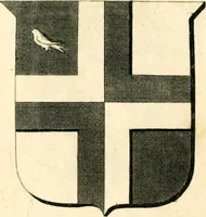 An illustration from A collection of armorial bearings, inscriptions, etc., in the Church of St. Nicholas, Newcastle on Tyne, and chapelries of Gosforth & Cramlington, Northumberland. To which is prefixed a historical account of the Church of St. Nicholas (1820)
