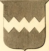 An illustration from A collection of armorial bearings, inscriptions, etc., in the Church of St. Nicholas, Newcastle on Tyne, and chapelries of Gosforth & Cramlington, Northumberland. To which is prefixed a historical account of the Church of St. Nicholas (1820)