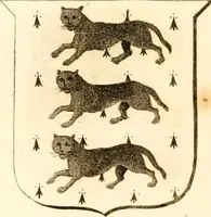 An illustration from A collection of armorial bearings, inscriptions, etc., in the Church of St. Nicholas, Newcastle on Tyne, and chapelries of Gosforth & Cramlington, Northumberland. To which is prefixed a historical account of the Church of St. Nicholas (1820)