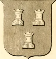An illustration from A collection of armorial bearings, inscriptions, etc., in the Church of St. Nicholas, Newcastle on Tyne, and chapelries of Gosforth & Cramlington, Northumberland. To which is prefixed a historical account of the Church of St. Nicholas (1820)