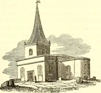 An illustration from A collection of armorial bearings, inscriptions, etc., in the Church of St. Nicholas, Newcastle on Tyne, and chapelries of Gosforth & Cramlington, Northumberland. To which is prefixed a historical account of the Church of St. Nicholas (1820)