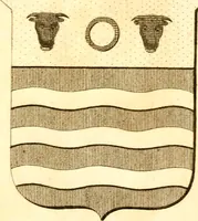 An illustration from A collection of armorial bearings, inscriptions, etc., in the Church of St. Nicholas, Newcastle on Tyne, and chapelries of Gosforth & Cramlington, Northumberland. To which is prefixed a historical account of the Church of St. Nicholas (1820)