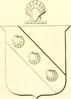 An illustration from A collection of armorial bearings, inscriptions, etc., in the Church of St. Nicholas, Newcastle on Tyne, and chapelries of Gosforth & Cramlington, Northumberland. To which is prefixed a historical account of the Church of St. Nicholas (1820)