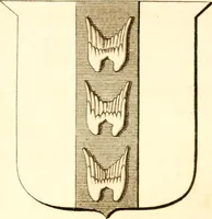 An illustration from A collection of armorial bearings, inscriptions, etc., in the Church of St. Nicholas, Newcastle on Tyne, and chapelries of Gosforth & Cramlington, Northumberland. To which is prefixed a historical account of the Church of St. Nicholas (1820)