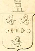 An illustration from A collection of armorial bearings, inscriptions, etc., in the Church of St. Nicholas, Newcastle on Tyne, and chapelries of Gosforth & Cramlington, Northumberland. To which is prefixed a historical account of the Church of St. Nicholas (1820)