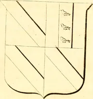 An illustration from A collection of armorial bearings, inscriptions, etc., in the Church of St. Nicholas, Newcastle on Tyne, and chapelries of Gosforth & Cramlington, Northumberland. To which is prefixed a historical account of the Church of St. Nicholas (1820)
