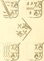 An illustration from A collection of armorial bearings, inscriptions, etc., in the Church of St. Nicholas, Newcastle on Tyne, and chapelries of Gosforth & Cramlington, Northumberland. To which is prefixed a historical account of the Church of St. Nicholas (1820)