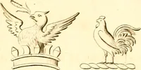 An illustration from A collection of armorial bearings, inscriptions, etc., in the Church of St. Nicholas, Newcastle on Tyne, and chapelries of Gosforth & Cramlington, Northumberland. To which is prefixed a historical account of the Church of St. Nicholas (1820)