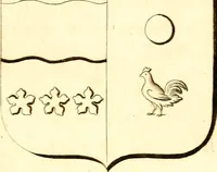 An illustration from A collection of armorial bearings, inscriptions, etc., in the Church of St. Nicholas, Newcastle on Tyne, and chapelries of Gosforth & Cramlington, Northumberland. To which is prefixed a historical account of the Church of St. Nicholas (1820)