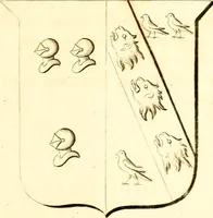 An illustration from A collection of armorial bearings, inscriptions, etc., in the Church of St. Nicholas, Newcastle on Tyne, and chapelries of Gosforth & Cramlington, Northumberland. To which is prefixed a historical account of the Church of St. Nicholas (1820)