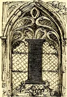 An illustration from A collection of armorial bearings, inscriptions, etc., in the Church of St. Nicholas, Newcastle on Tyne, and chapelries of Gosforth & Cramlington, Northumberland. To which is prefixed a historical account of the Church of St. Nicholas (1820)