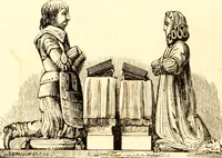 An illustration from A collection of armorial bearings, inscriptions, etc., in the Church of St. Nicholas, Newcastle on Tyne, and chapelries of Gosforth & Cramlington, Northumberland. To which is prefixed a historical account of the Church of St. Nicholas (1820)