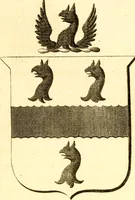 An illustration from A collection of armorial bearings, inscriptions, etc., in the Church of St. Nicholas, Newcastle on Tyne, and chapelries of Gosforth & Cramlington, Northumberland. To which is prefixed a historical account of the Church of St. Nicholas (1820)