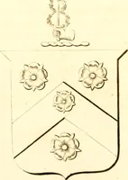 An illustration from A collection of armorial bearings, inscriptions, etc., in the Church of St. Nicholas, Newcastle on Tyne, and chapelries of Gosforth & Cramlington, Northumberland. To which is prefixed a historical account of the Church of St. Nicholas (1820)