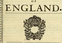 An illustration from A collection of articles, injunctions, canons, orders, ordinances, and constitutions ecclesiastical; with other publick records of the Church of England, chiefly in the times of K. Edward VI., Q. Elizabeth, K. James, & K. Charles I (1684)