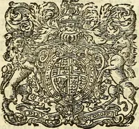 An illustration from A collection of articles, injunctions, canons, orders, ordinances, and constitutions ecclesiastical; with other publick records of the Church of England, chiefly in the times of K. Edward VI., Q. Elizabeth, K. James, & K. Charles I (1684)
