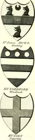 An illustration from A Collection of coats of arms borne by the nobility and gentry of the county of Glocester (1792)