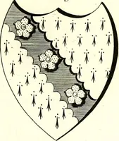 An illustration from A Collection of coats of arms borne by the nobility and gentry of the county of Glocester (1792)