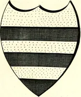 An illustration from A Collection of coats of arms borne by the nobility and gentry of the county of Glocester (1792)