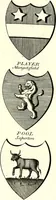 An illustration from A Collection of coats of arms borne by the nobility and gentry of the county of Glocester (1792)