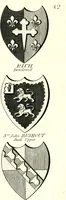 Picture 118 of 169 from A Collection of coats of arms borne by the nobility and gentry of the county of Glocester (1792), leaf 142