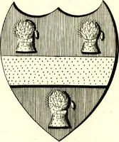 An illustration from A Collection of coats of arms borne by the nobility and gentry of the county of Glocester (1792)