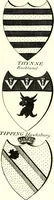 Picture 132 of 169 from A Collection of coats of arms borne by the nobility and gentry of the county of Glocester (1792), leaf 154