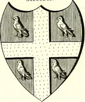 Picture 143 of 169 from A Collection of coats of arms borne by the nobility and gentry of the county of Glocester (1792), leaf 160