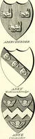 Picture 149 of 169 from A Collection of coats of arms borne by the nobility and gentry of the county of Glocester (1792), leaf 166