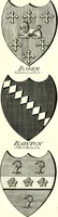 Picture 154 of 169 from A Collection of coats of arms borne by the nobility and gentry of the county of Glocester (1792), leaf 170