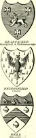 Picture 160 of 169 from A Collection of coats of arms borne by the nobility and gentry of the county of Glocester (1792), leaf 174