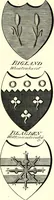 Picture 161 of 169 from A Collection of coats of arms borne by the nobility and gentry of the county of Glocester (1792), leaf 176