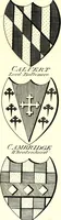 Picture 166 of 169 from A Collection of coats of arms borne by the nobility and gentry of the county of Glocester (1792), leaf 180