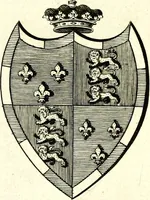 An illustration from A Collection of coats of arms borne by the nobility and gentry of the county of Glocester (1792)