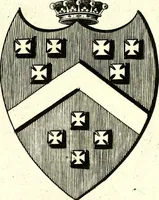 An illustration from A Collection of coats of arms borne by the nobility and gentry of the county of Glocester (1792)
