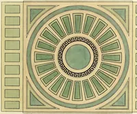 An illustration from A collection of designs for modern embellishments : suitable to parlours, dining & drawing rooms, folding doors, chimney pieces, varandas, frizes, &c. on 25 plates (1834)