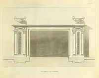 An illustration from A collection of designs for modern embellishments : suitable to parlours, dining & drawing rooms, folding doors, chimney pieces, varandas, frizes, &c. on 25 plates (1834)