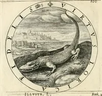 Picture 107 of 214 from A collection of emblemes, ancient and moderne : quickened vvith metricall illustrations, both morall and divine : and disposed into lotteries, that instruction and good counsell may bee furthered by an honest and pleasant recreation (1635), leaf 143